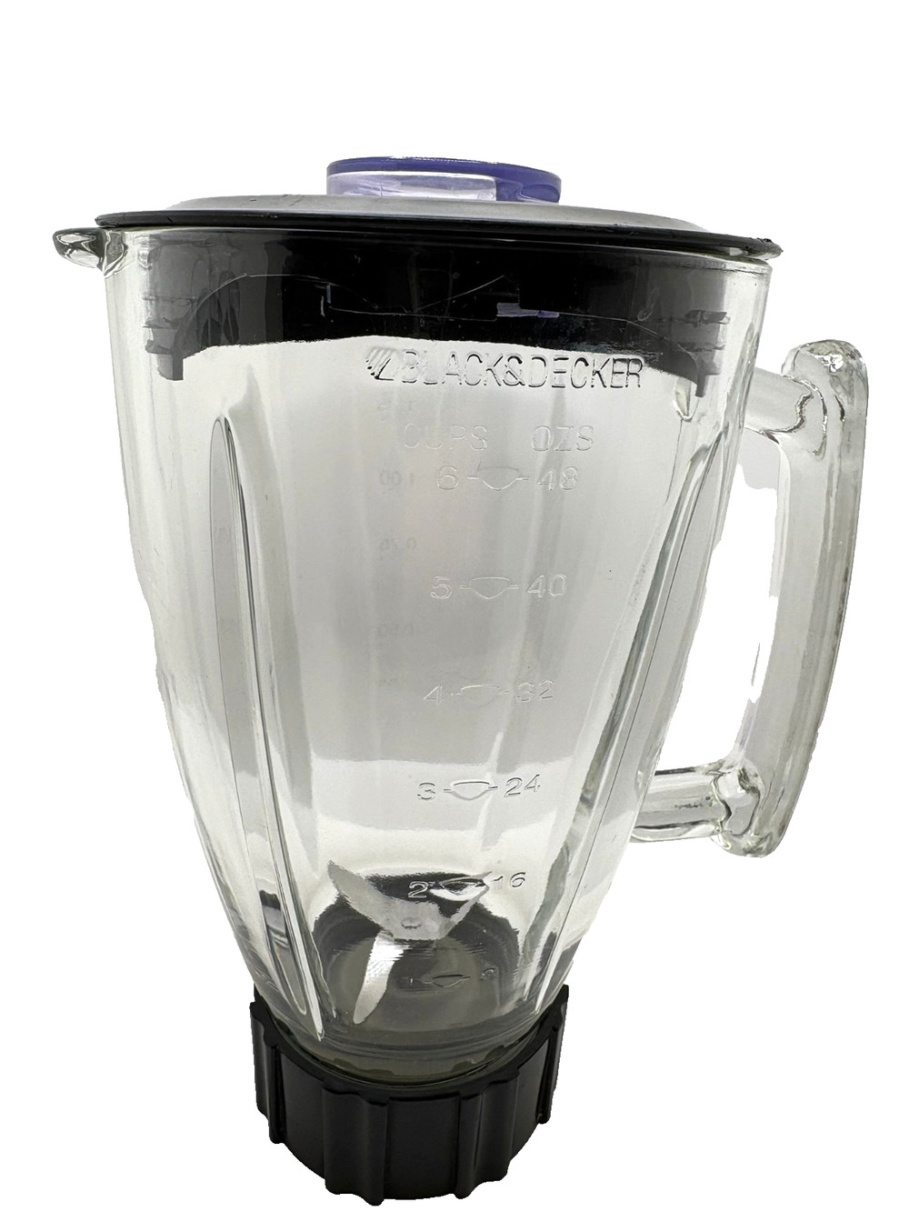 Black&Decker BL2100S 6 CupBlenderGlass 48 OzPitcher Lid Blade /Only Lid Has Chip